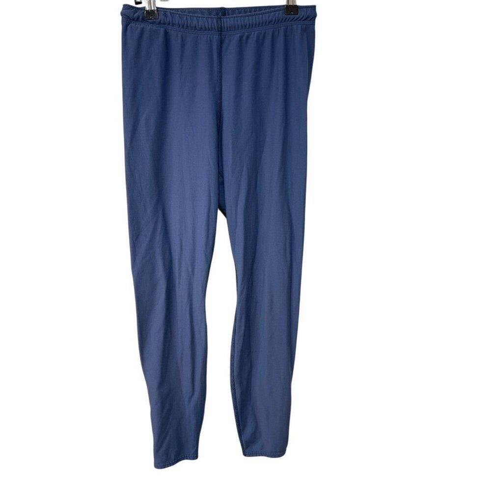 VINTAGE Patagonia Women's M Capilene Blue Thermal Baselayer Bottom Pants Winter